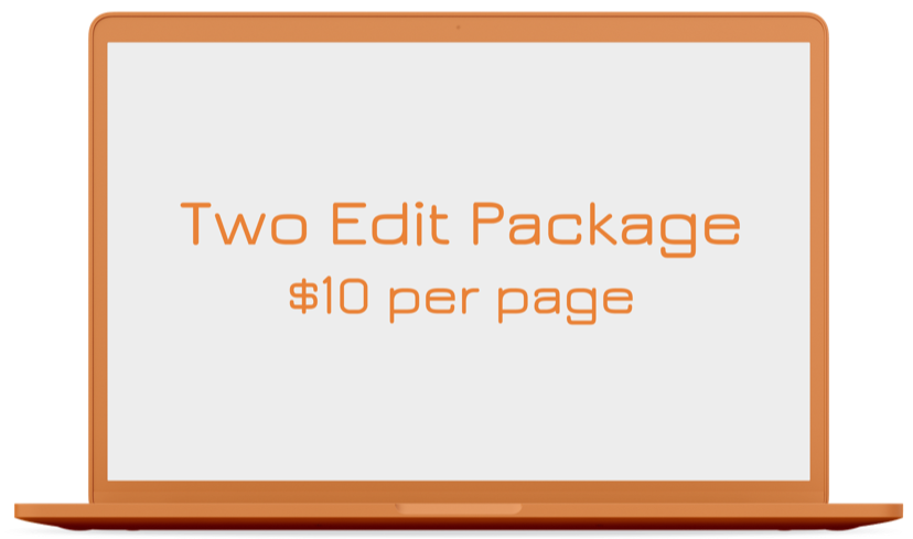 Two Edit Package $10 per page